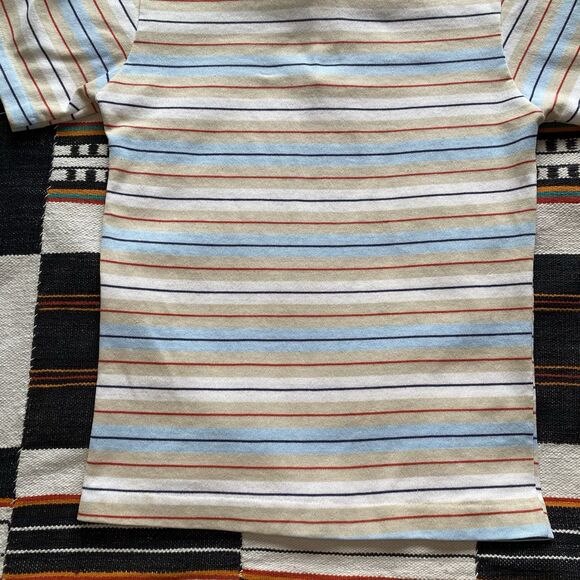 Vintage 70’s Our Gang Healthtex Button Collared Boy’s Tee Shirt. USA. Size 12. - Picture 6 of 11